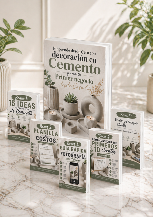 Emprende con Cemento: crea tu Primer Negocio desde Casa